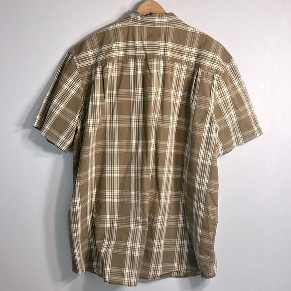 Carhartt Relaxed Fit Button Down Short Sleeve Shirt size 2XL Tall - Picture 6 of 7